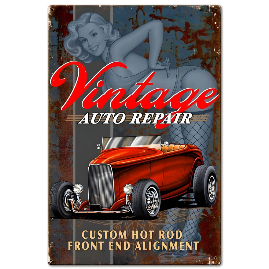 Vintage Auto Repair Metal sign - 20" x 30"