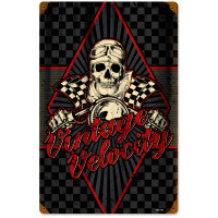 Velocity Metal Sign - 12" x 18"