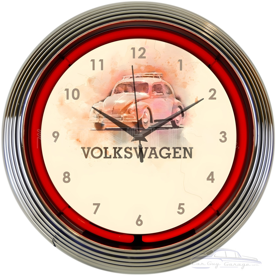 Volkswagen Beetle Neon Clock Volkswagen Beetle Neon Clock