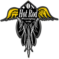 Von Hot Rod Wings Pinstriping Metal Sign - 16" x 15"