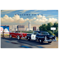 Welcome to LA Metal Sign - 36" x 24"