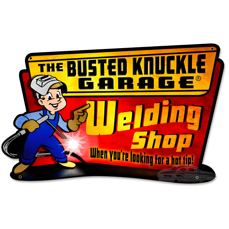 Welding Hot Tip Sign - 18" x 11"