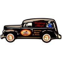Welding Sedan Sign - 22" x 9"