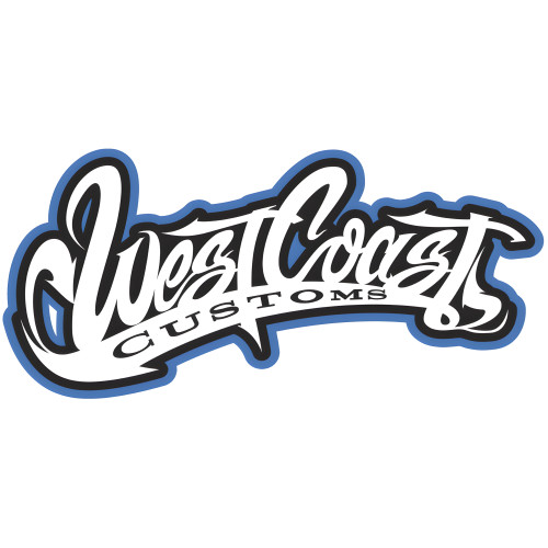 West Coast Bball Metal Sign - 24" x 12"