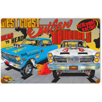 West Coast Outlaw Metal Sign - 18" x 12"