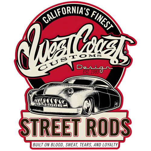 West Coast Shield Metal Sign - 20" x 16"