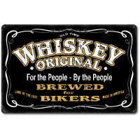 Whiskey Original Metal Sign - 18" x 12"