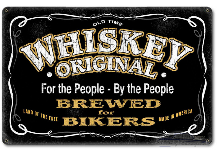Whiskey Original Metal Sign