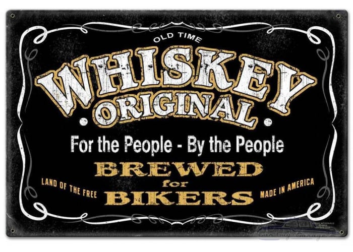 Whiskey Original Metal Sign - 30" x 20"