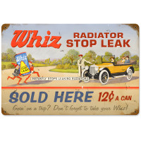 Whiz Metal Sign - 18" x 12"