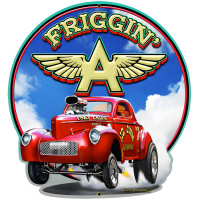 Willys Metal Sign - 14" x 15"