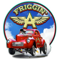 Willys Metal Sign - 26" x 28"