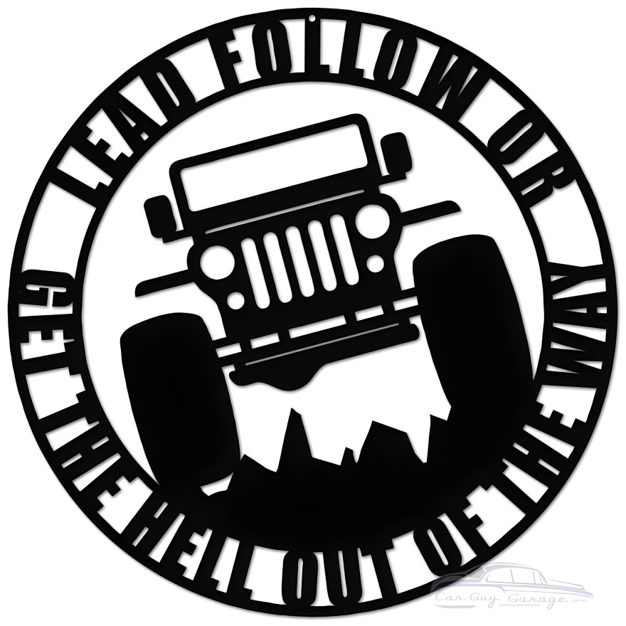 Willys 4x4 Metal Sign - 24" x 24"