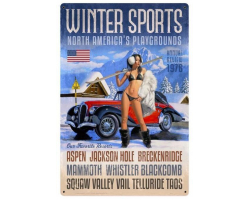 Winter Sports Sign