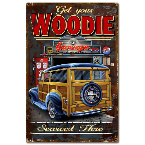 Woodie Sign - 16" x 24"