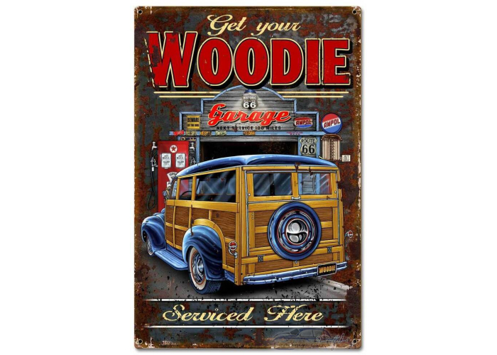 Woodie Sign