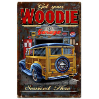 Woodie Sign - 20" x 30"