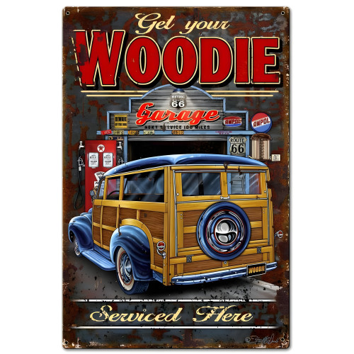 Woodie Sign - 20" x 30"