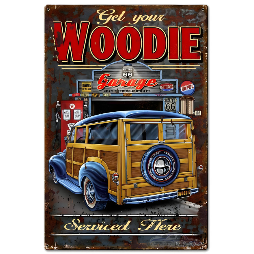 Woodie Sign - 20" x 30"