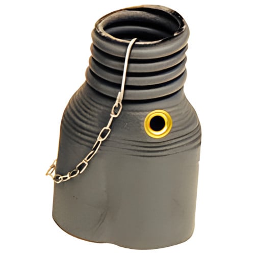 3 by 6 inch Oval Adapter for 4 inch Dyno Exhaust Hose