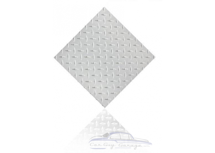 Two Pack of 2'x2' Ice Diamond Plate Wall or Floor Tiles