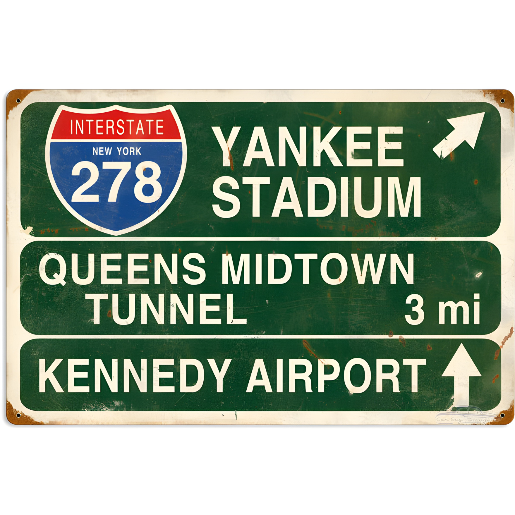 Yankee Stadium Metal Sign - Vintage 24