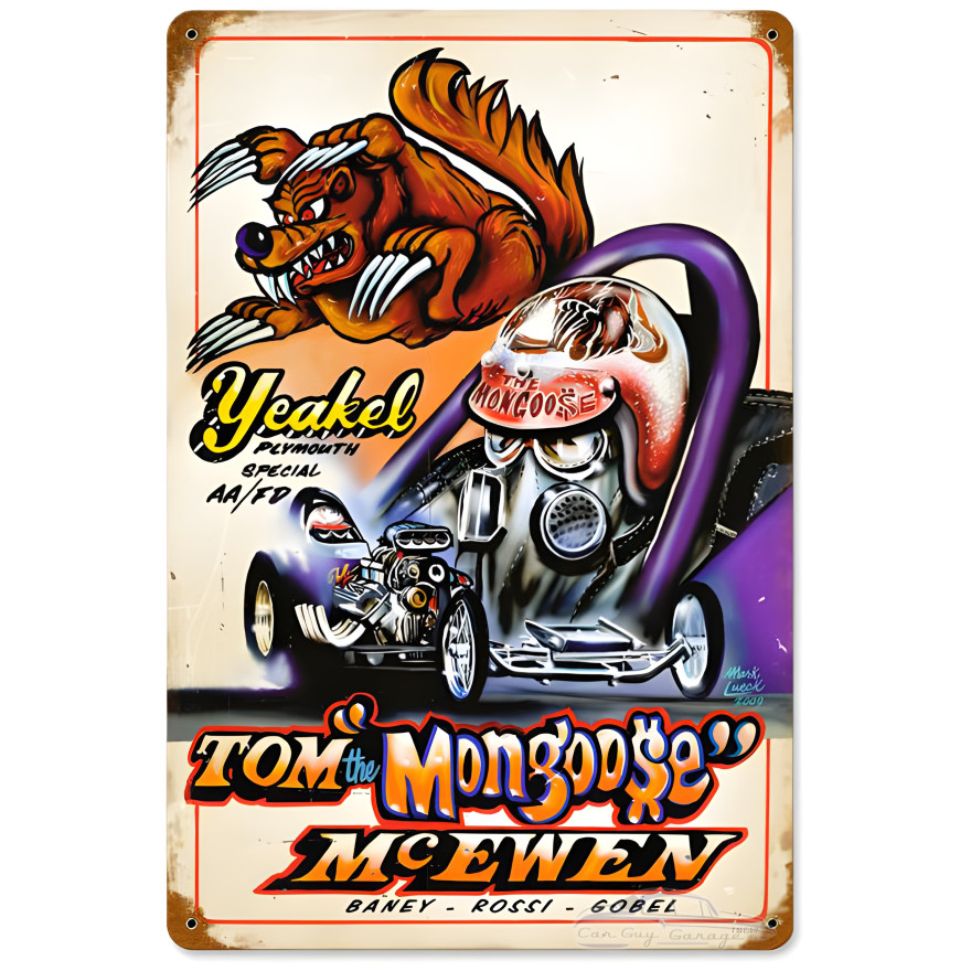Yeakel Metal Sign - 18" x 12"