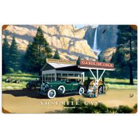 Yosemite Gas Metal Sign - 24" x 16"