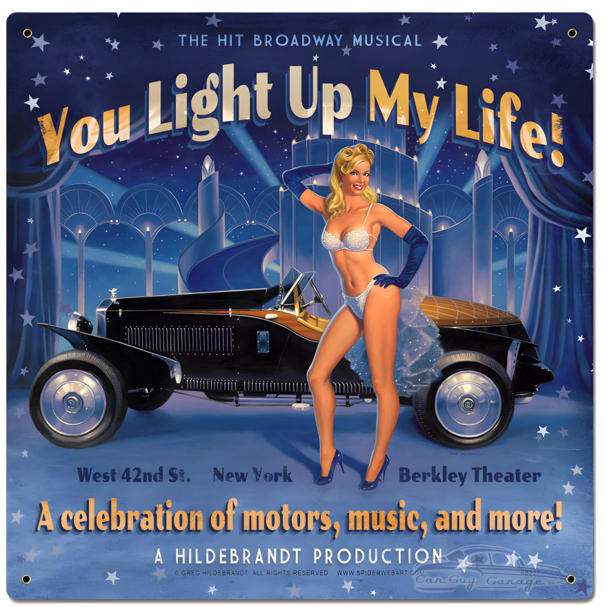 You Light Up My Life Metal Sign - 12" x 12"