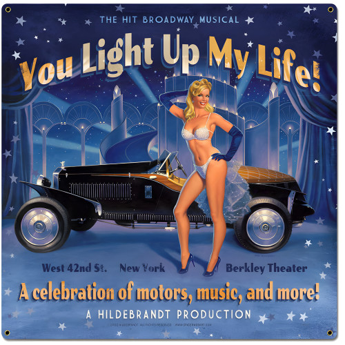 You Light Up My Life Metal Sign - 18" x 18"