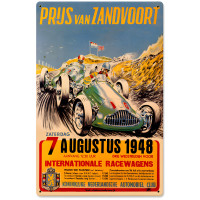 Zandvoort Grand Prix Metal Sign - 12" x 18"