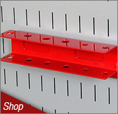 Slotted Pegboard Accessories
