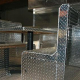 Diamond Plate Table and Booth Chairs