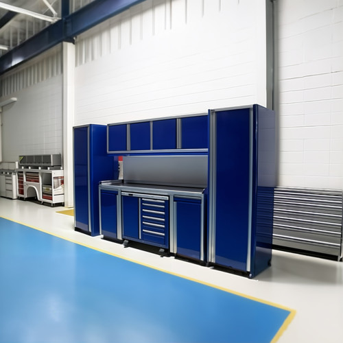 12 Foot Wide Aluminum Garage Cabinets