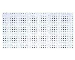Two Wide Square Hole Pegboard Panels