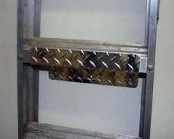 Diamond Plate Ladder Hanger