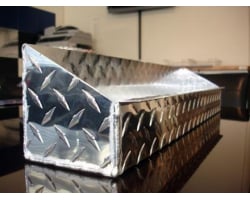 24" Wide Diamond Plate Aerosol Shelf