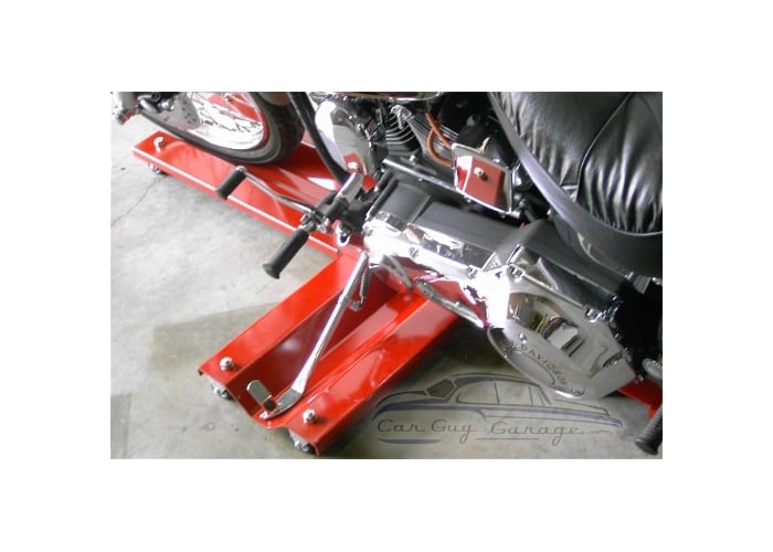 Red Powder Coated Motorcycle Dolly