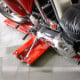 Red Powder Coated Motorcycle Dolly Red Powder Coated Motorcycle Dolly