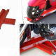 Red Powder Coated Motorcycle Dolly