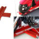 Red Powder Coated Motorcycle Dolly