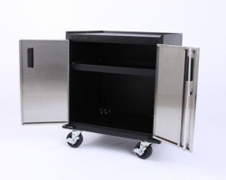 Two Door Stainless Modular Base Storage Cabinet
