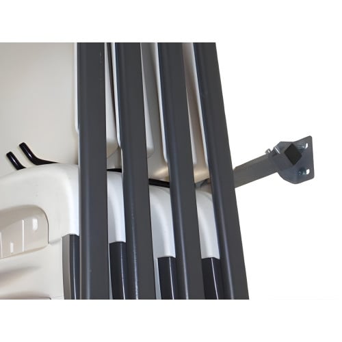 Folding Chair Storage Rack holds up to 10 Chairs