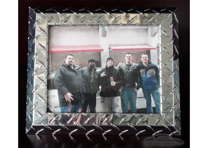 Diamond Plate Picture Frame