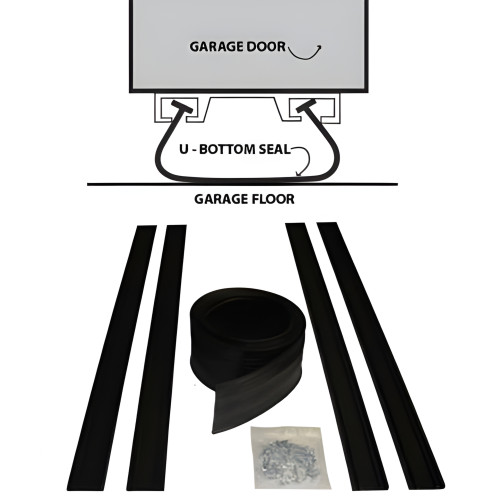 Complete Residential Garage Door Bottom Seal 