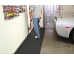 Charcoal 29" W x 18' L Garage Floor Runner Mat