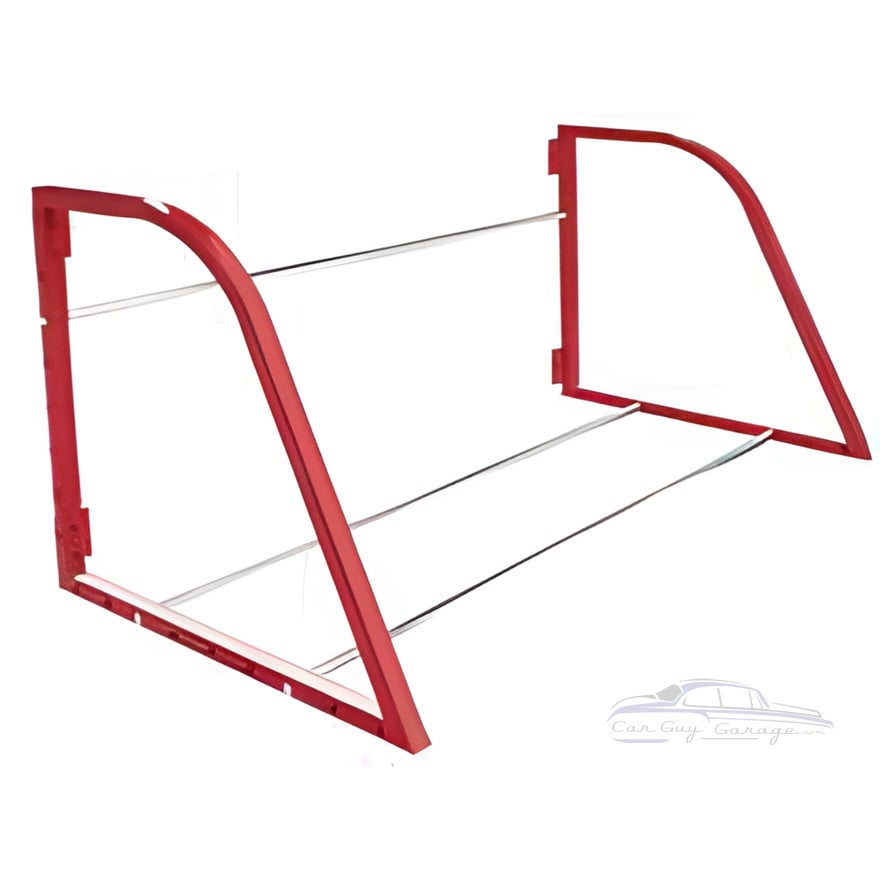 Red Wall Mounted Tire Rack Red Wall Mounted Tire Rack