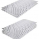 Set of two 17" x 33" Galvanized Flat Metal Pegboards