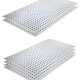 Two 17" x 33" Galvanized Flat Metal Pegboards Two 17" x 33" Galvanized Flat Metal Pegboards