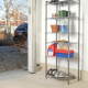 2 Pack of Silver 3 Tier Quick Storage Racks